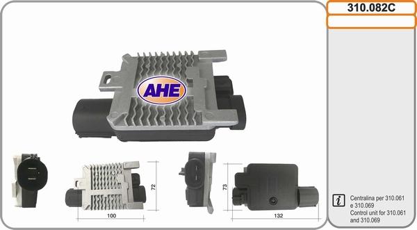 AHE 310.082C - Ventola, Raffreddamento motore www.autoricambi360.it