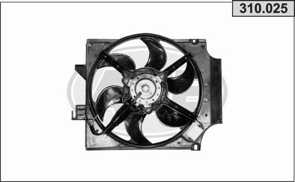 AHE 310.025 - Ventola, Raffreddamento motore www.autoricambi360.it