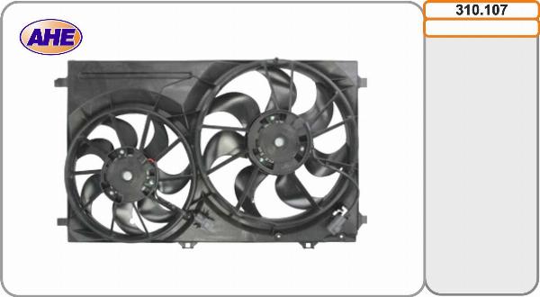 AHE 310.107 - Ventola, Raffreddamento motore www.autoricambi360.it