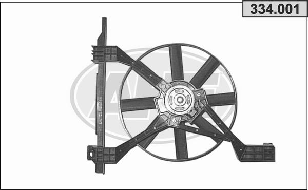AHE 334.001 - Ventola, Raffreddamento motore www.autoricambi360.it