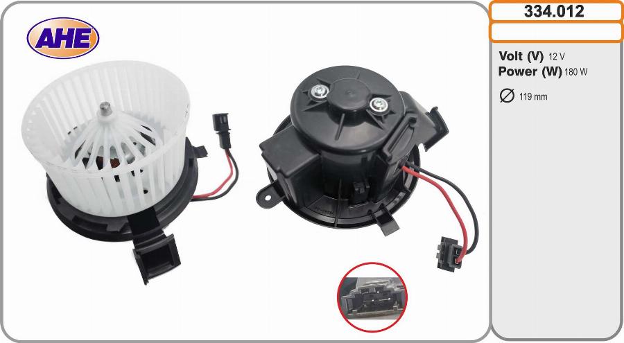 AHE 334.012 - Ventola, Raffreddamento motore www.autoricambi360.it