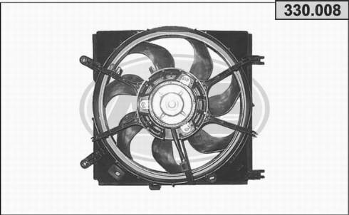 AHE 330.008 - Ventola, Raffreddamento motore www.autoricambi360.it