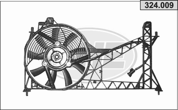 AHE 324.009 - Ventola, Raffreddamento motore www.autoricambi360.it