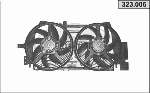 AHE 323.006 - Ventola, Raffreddamento motore www.autoricambi360.it