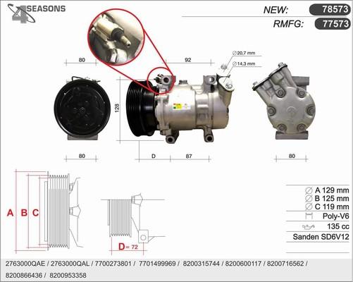 AHE 78573 - Compressore, Climatizzatore www.autoricambi360.it