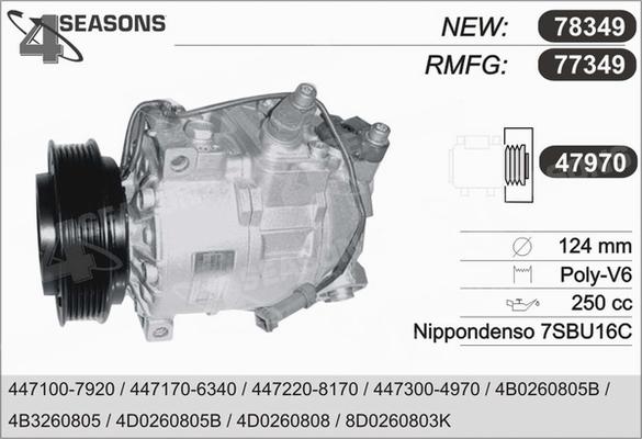 AHE 77349 - Compressore, Climatizzatore www.autoricambi360.it