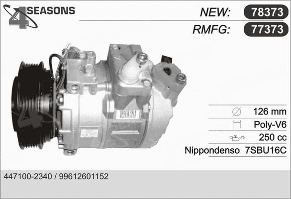 AHE 77373 - Compressore, Climatizzatore www.autoricambi360.it
