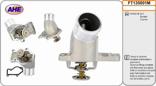 AHE FT135001M - Flangia d. refrigerante www.autoricambi360.it