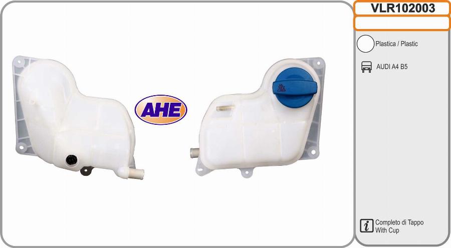 AHE VLR102003 - Serbatoio compensazione, Refrigerante www.autoricambi360.it