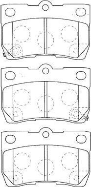 AISIN A2N118 - Kit pastiglie freno, Freno a disco www.autoricambi360.it