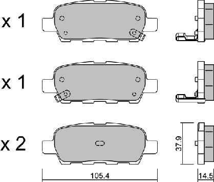 Magneti Marelli 363916060473 - Kit pastiglie freno, Freno a disco www.autoricambi360.it