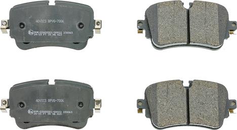 AISIN BPVG-7006 - Kit pastiglie freno, Freno a disco www.autoricambi360.it