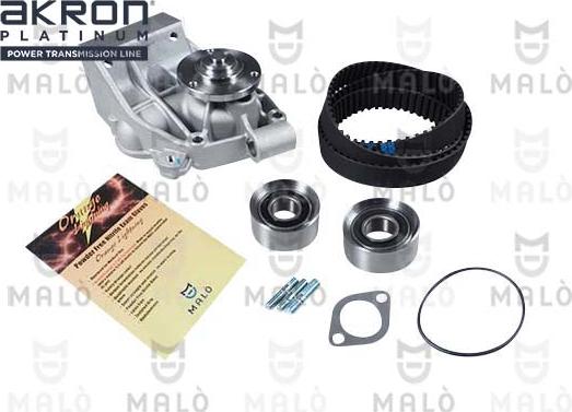 AKRON-MALÒ 1555045 - Pompa acqua + Kit cinghie dentate www.autoricambi360.it