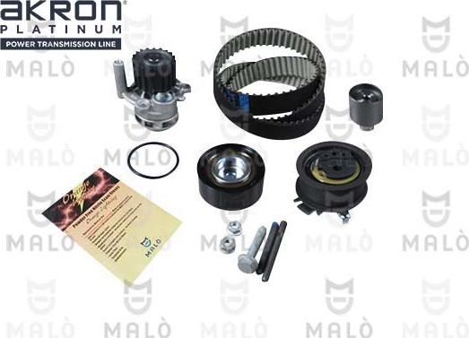 AKRON-MALÒ 1555043 - Pompa acqua + Kit cinghie dentate www.autoricambi360.it