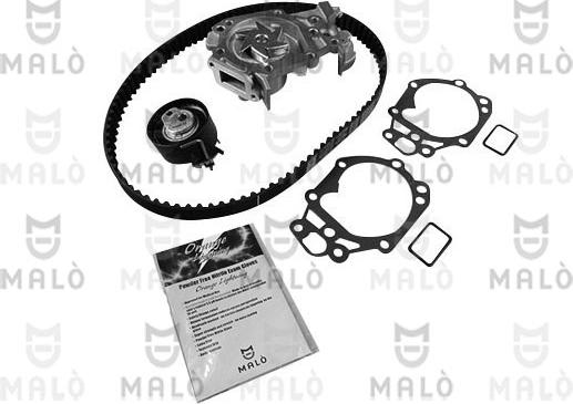 AKRON-MALÒ 1555066 - Pompa acqua + Kit cinghie dentate www.autoricambi360.it