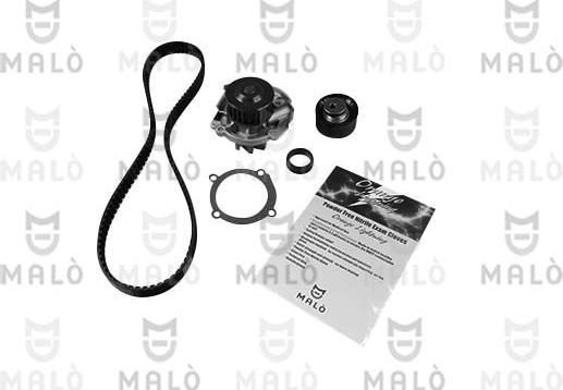 AKRON-MALÒ 15550051 - Pompa acqua + Kit cinghie dentate www.autoricambi360.it