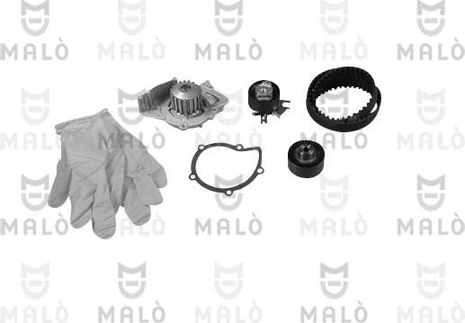 AKRON-MALÒ 1555008 - Pompa acqua + Kit cinghie dentate www.autoricambi360.it