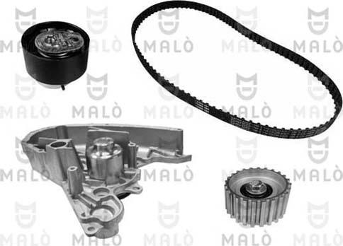 AKRON-MALÒ 1555019 - Pompa acqua + Kit cinghie dentate www.autoricambi360.it