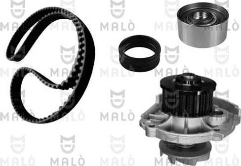 AKRON-MALÒ 1555016 - Pompa acqua + Kit cinghie dentate www.autoricambi360.it