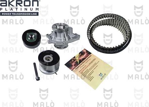 AKRON-MALÒ 1555036 - Pompa acqua + Kit cinghie dentate www.autoricambi360.it