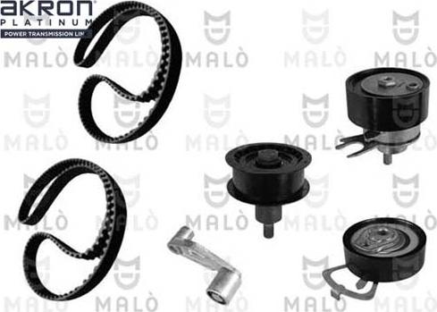 AKRON-MALÒ 1551024 - Kit cinghie dentate www.autoricambi360.it