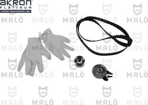 AKRON-MALÒ 1551022 - Kit cinghie dentate www.autoricambi360.it