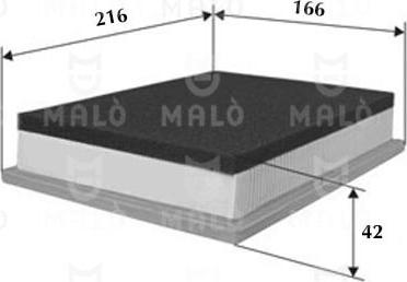 AKRON-MALÒ 1500459 - Filtro aria www.autoricambi360.it