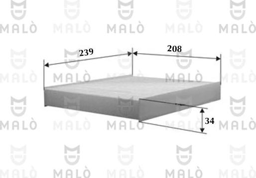 AKRON-MALÒ 1530981 - Filtro, Aria abitacolo www.autoricambi360.it