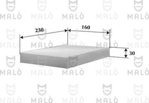 AKRON-MALÒ 1530351 - Filtro, Aria abitacolo www.autoricambi360.it