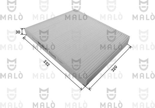 AKRON-MALÒ 1532401 - Filtro, Aria abitacolo www.autoricambi360.it