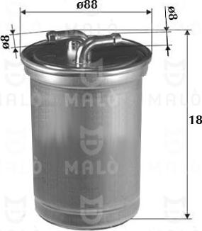 AKRON-MALÒ 1520090 - Filtro carburante www.autoricambi360.it
