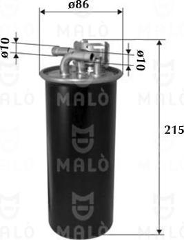 AKRON-MALÒ 1520088 - Filtro carburante www.autoricambi360.it