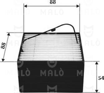 AKRON-MALÒ 1520141 - Filtro carburante www.autoricambi360.it