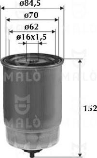 AKRON-MALÒ 1520143 - Filtro carburante www.autoricambi360.it