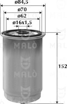 AKRON-MALÒ 1520150 - Filtro carburante www.autoricambi360.it