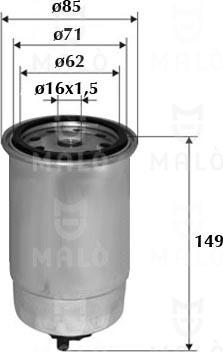 AKRON-MALÒ 1520153 - Filtro carburante www.autoricambi360.it