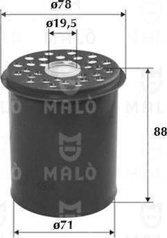 AKRON-MALÒ 1520169 - Filtro carburante www.autoricambi360.it