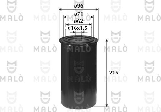 AKRON-MALÒ 1520119 - Filtro carburante www.autoricambi360.it