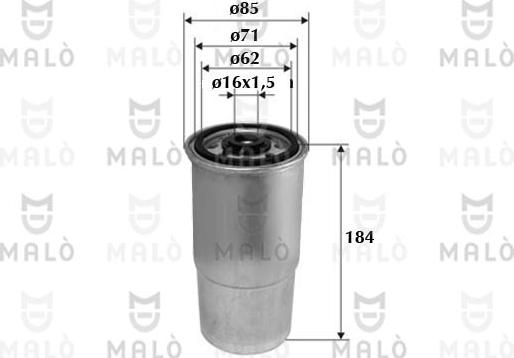 AKRON-MALÒ 1520113 - Filtro carburante www.autoricambi360.it