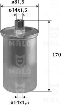 AKRON-MALÒ 1520182 - Filtro carburante www.autoricambi360.it
