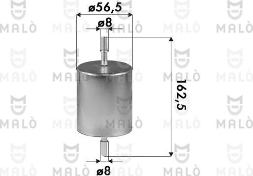 AKRON-MALÒ 1520234 - Filtro carburante www.autoricambi360.it