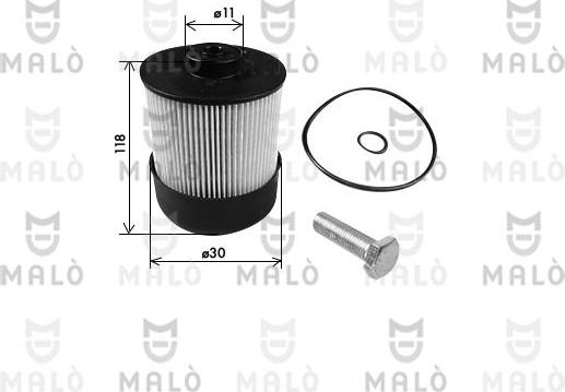 AKRON-MALÒ 1520230 - Filtro carburante www.autoricambi360.it