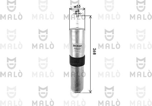 AKRON-MALÒ 1520231 - Filtro carburante www.autoricambi360.it