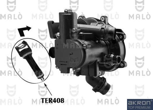 AKRON-MALÒ TER408 - Termostato, Refrigerante www.autoricambi360.it
