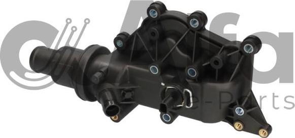 Alfa e-Parts AF10484 - Termostato, Refrigerante www.autoricambi360.it