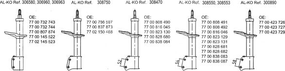 AL-KO 306960 - Ammortizzatore www.autoricambi360.it