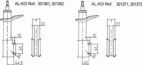 AL-KO 301371 - Ammortizzatore www.autoricambi360.it