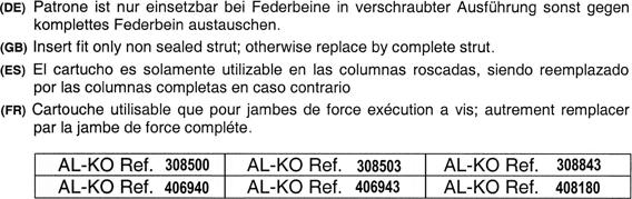 AL-KO 408180 - Ammortizzatore www.autoricambi360.it