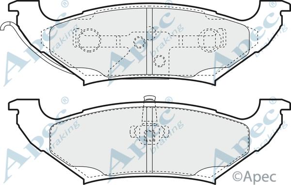 Blue Print ADA104235 - Kit pastiglie freno, Freno a disco www.autoricambi360.it