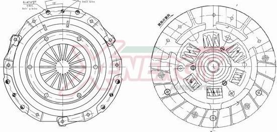 AP XENERGY VKFTA800726 - Kit frizione www.autoricambi360.it